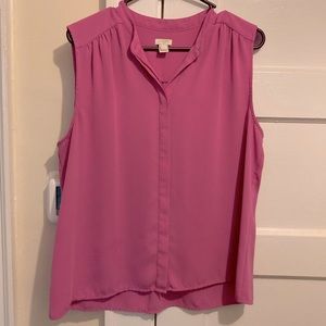 Pink J Crew blouse